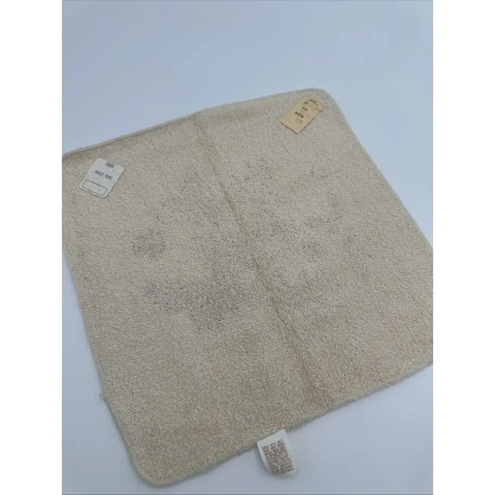 MCM Vintage Cannon Brown, Gold, w/Orange Butterfly Towel Set